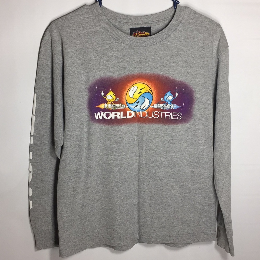 Vintage World Industries Long Sleeve Shirt Youth L